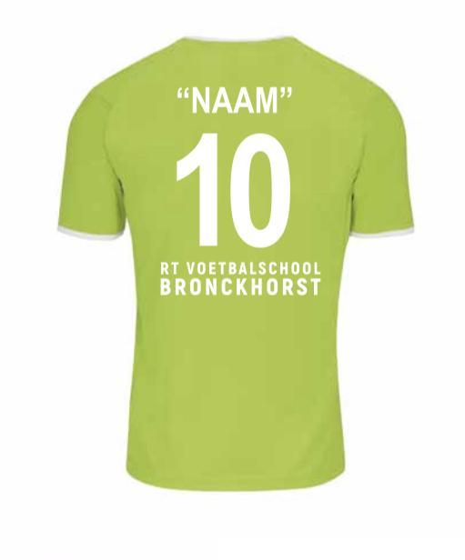 Los shirt met bedrukking naam + rugnummer